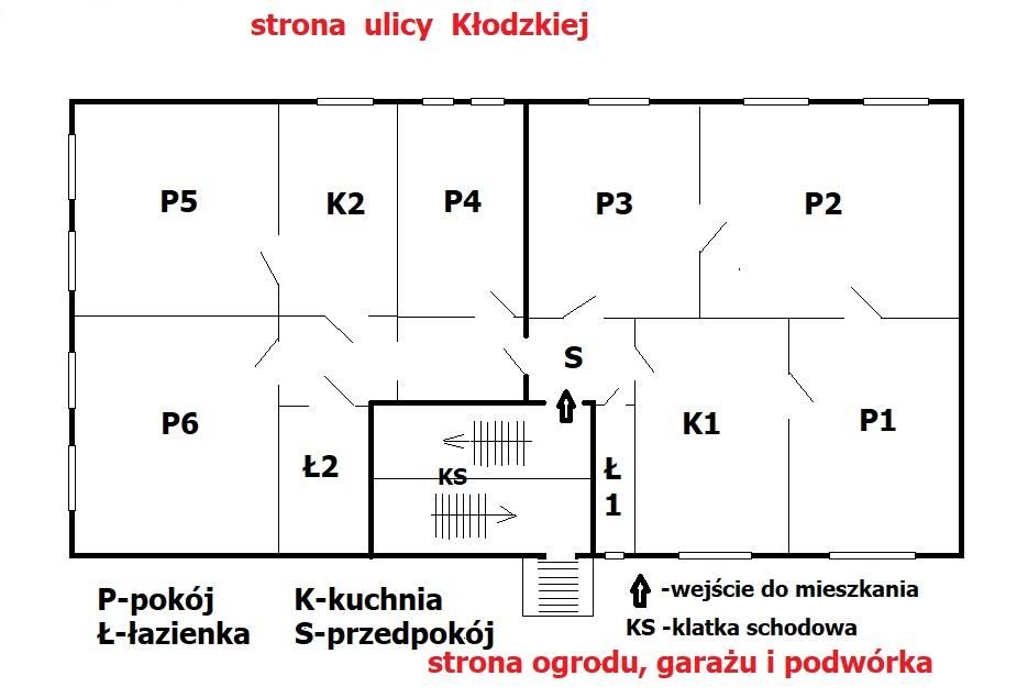 Mieszkanie 6-pokojowe Ołdrzychowice Kłodzkie, ul. Kłodzka. Zdjęcie 13