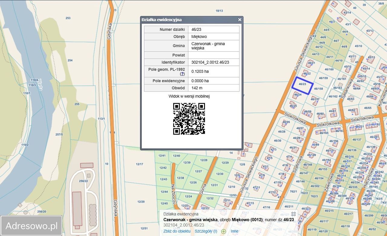 Działka budowlana Miękowo, ul. Juliusza Słowackiego. Zdjęcie 7