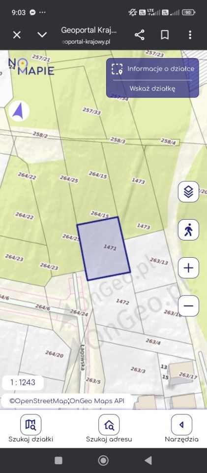 Działka budowlana Gdańsk Kiełpino Górne, ul. Łagowska. Zdjęcie 4