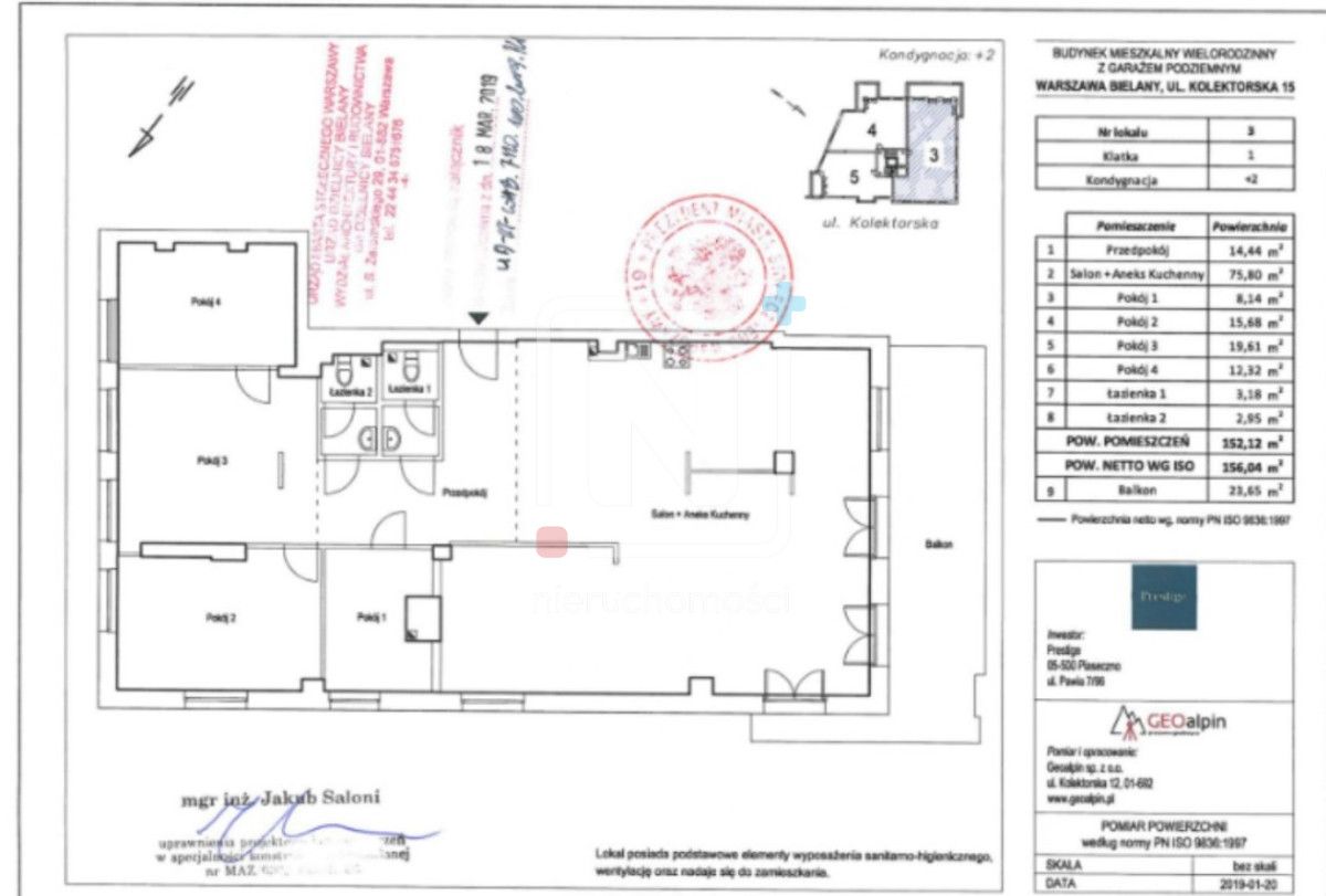 Mieszkanie 5-pokojowe Warszawa Bielany, ul. Kolektorska. Zdjęcie 7