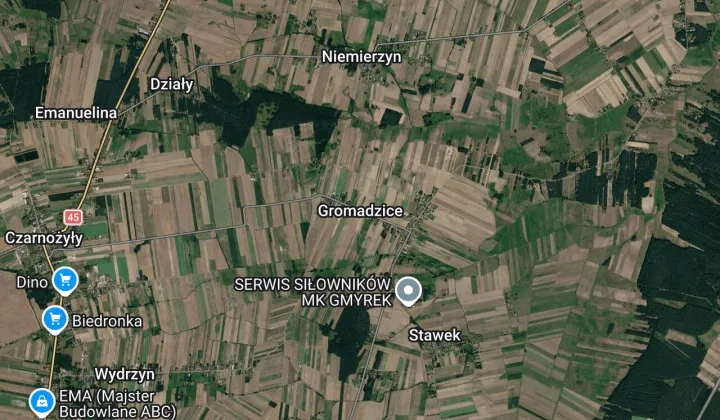 Działka budowlana Gromadzice