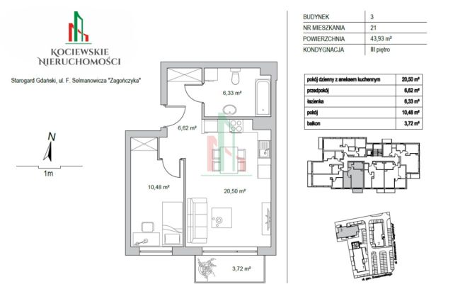 Mieszkanie 2-pokojowe Starogard Gdański. Zdjęcie 20