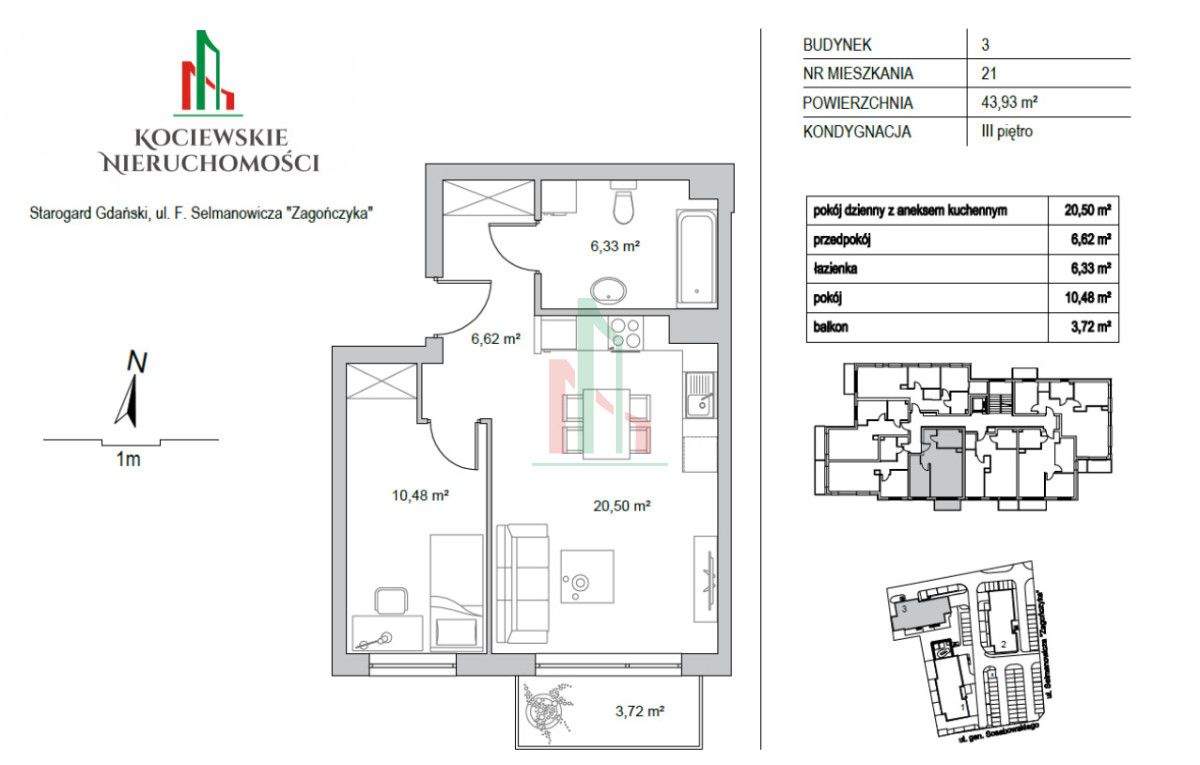Mieszkanie 2-pokojowe Starogard Gdański. Zdjęcie 20