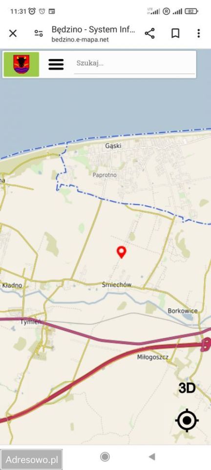 Działka rolna Śmiechów. Zdjęcie 3