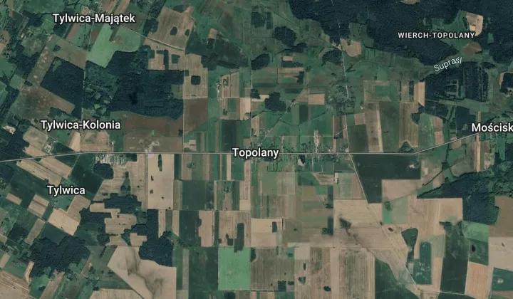 Działka rolna Topolany