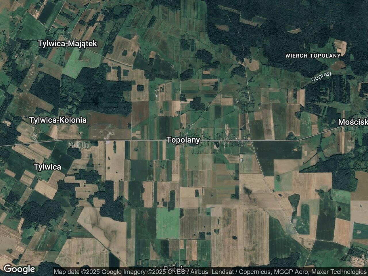 Działka rolna Topolany