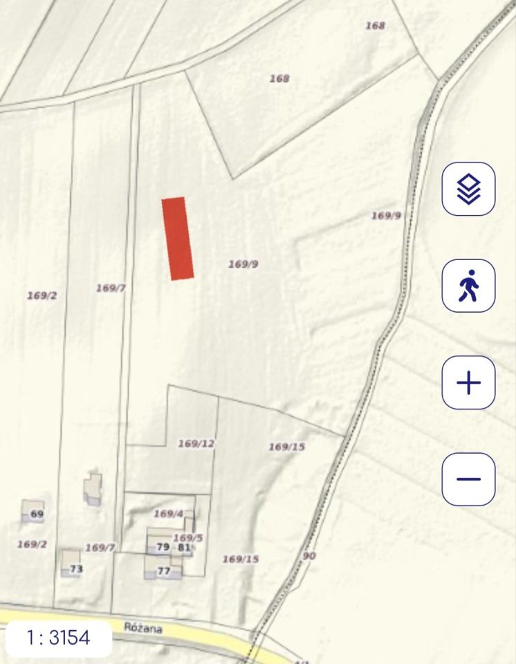 Działka rolna Gołębiewo Wielkie, ul. Różana