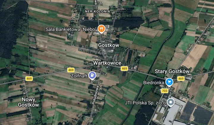 Działka rolna Wartkowice