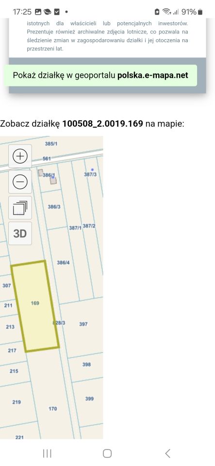 Działka budowlana Wrzeczko Borowiny. Zdjęcie 4