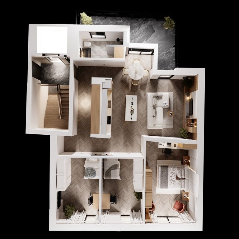 Mieszkanie 4-pokojowe Warszawa Praga-Południe, ul. Ludwika Kickiego. Zdjęcie 6