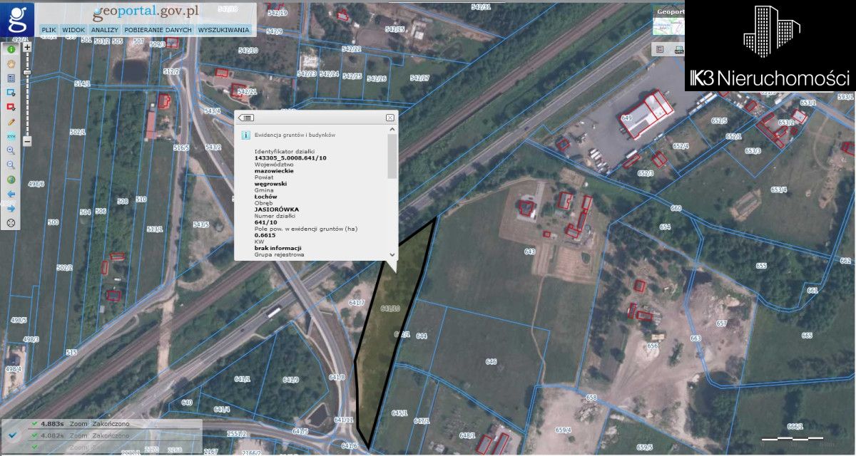 Działka inwestycyjna Łochów. Zdjęcie 6