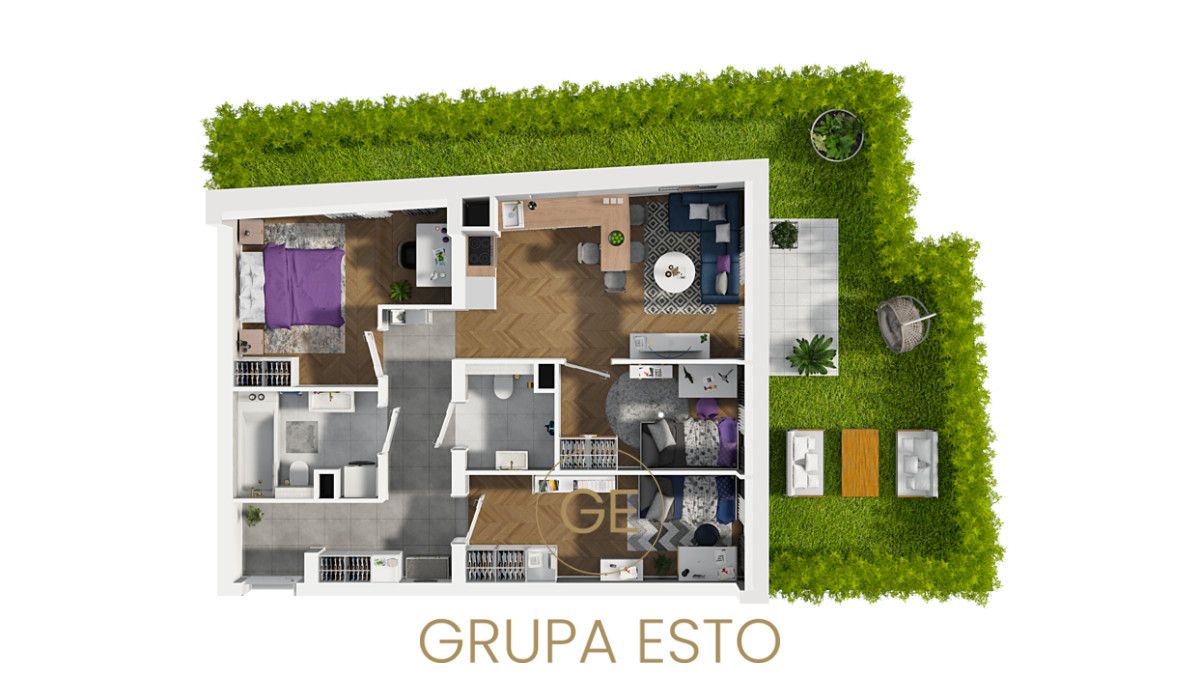 Mieszkanie 4-pokojowe Kraków Podgórze, ul. Rydlówka. Zdjęcie 3