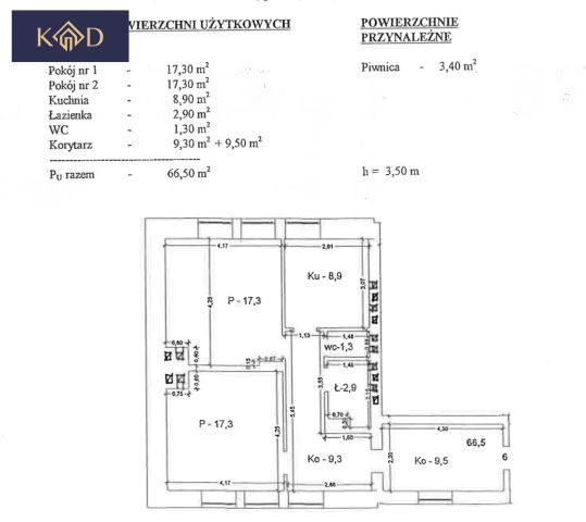 Mieszkanie 3-pokojowe Poznań Jeżyce, ul. Bukowska. Zdjęcie 2