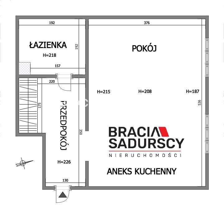 Mieszkanie 1-pokojowe Kraków Krowodrza, ul. ks. Kazimierza Siemaszki. Zdjęcie 19