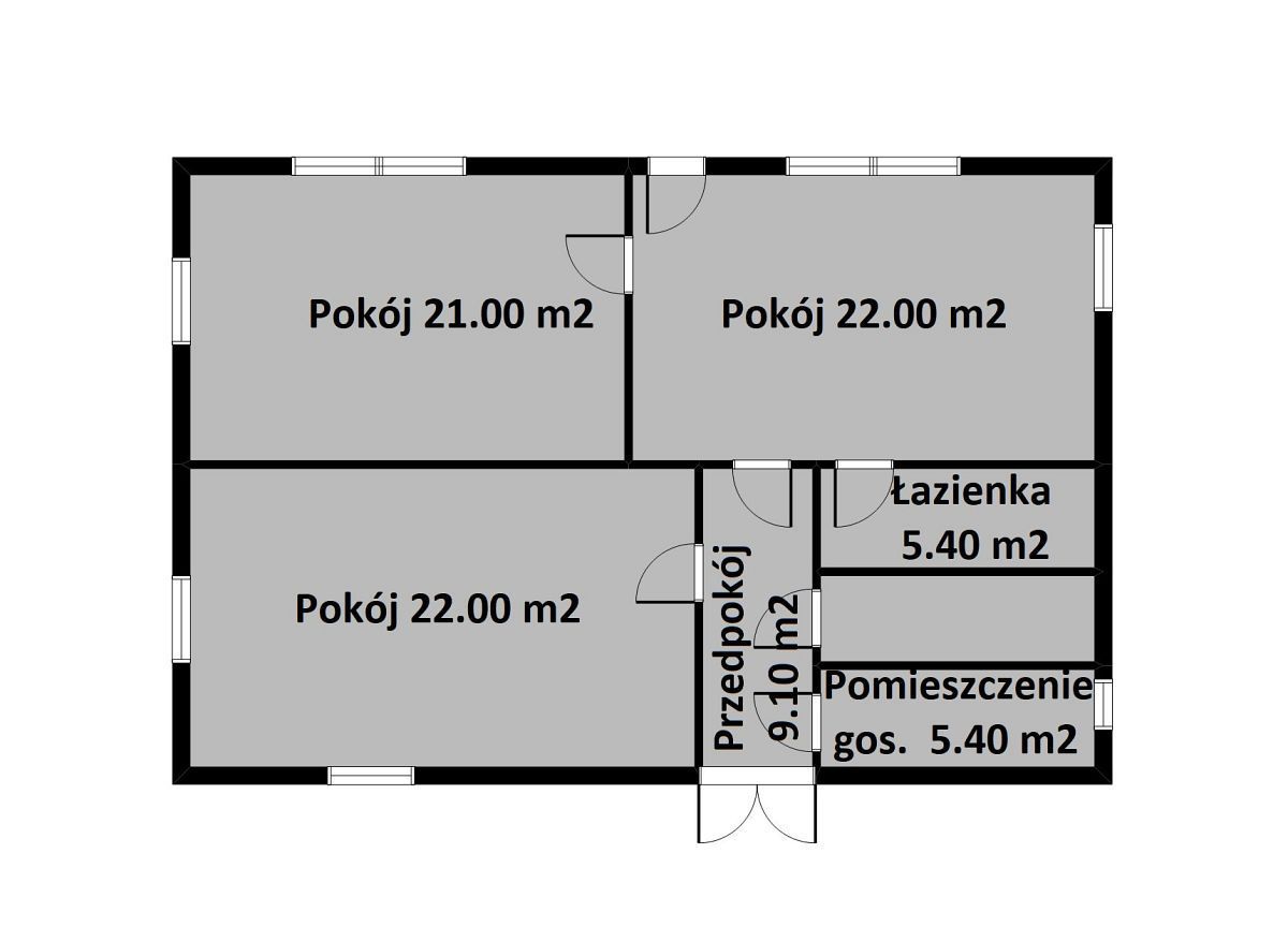 dom wolnostojący, 4 pokoje Skrzynice Drugie. Zdjęcie 16