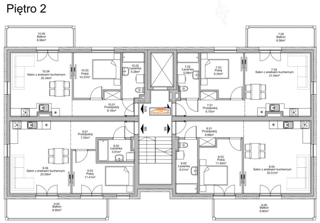Mieszkanie 2-pokojowe Kraków Prokocim, ul. Bieżanowska. Zdjęcie 12
