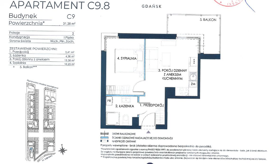 Mieszkanie 2-pokojowe Wiślinka, ul. Łąkowa. Zdjęcie 10