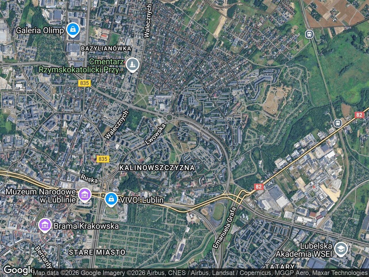 Mieszkanie 3-pokojowe Lublin Kalinowszczyzna, ul. Wilhelma Orlika-Ruckemanna