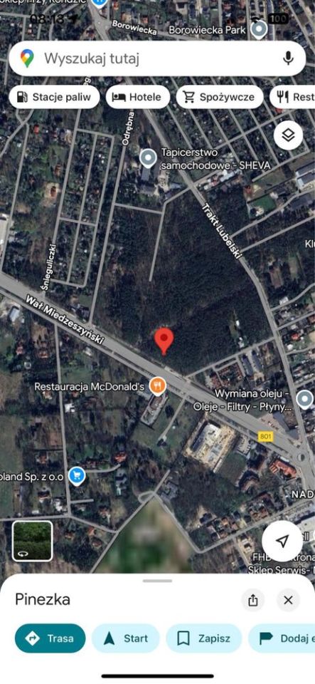 Działka inwestycyjna Warszawa Wawer, ul. Wał Miedzeszyński. Zdjęcie 3