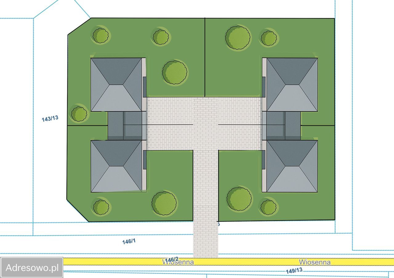 Działka inwestycyjna Koczargi Nowe, ul. Wiosenna. Zdjęcie 2