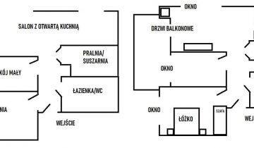 Mieszkanie 3-pokojowe Łódź Bałuty