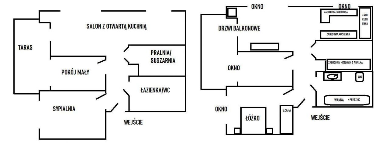 Mieszkanie 3-pokojowe Łódź Bałuty