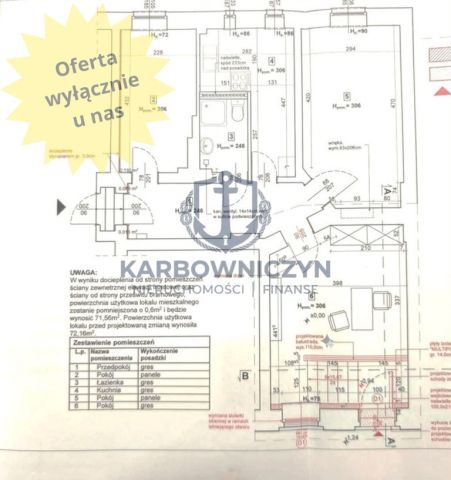 Mieszkanie 3-pokojowe Szczecin, ul. ks. Piotra Ściegiennego. Zdjęcie 1