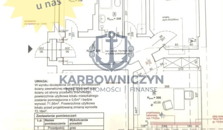 Mieszkanie 3-pokojowe Szczecin, ul. ks. Piotra Ściegiennego