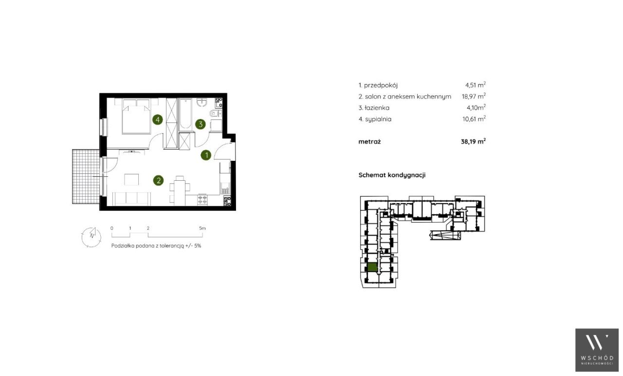 Mieszkanie 2-pokojowe Kraków Prądnik Biały. Zdjęcie 3