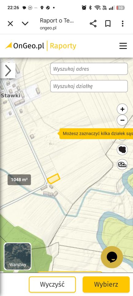 Działka rolno-budowlana Stawki. Zdjęcie 4