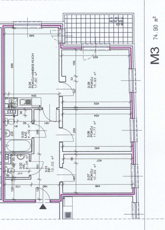 Mieszkanie 4-pokojowe Zabrze Centrum, ul. św. Urbana. Zdjęcie 12