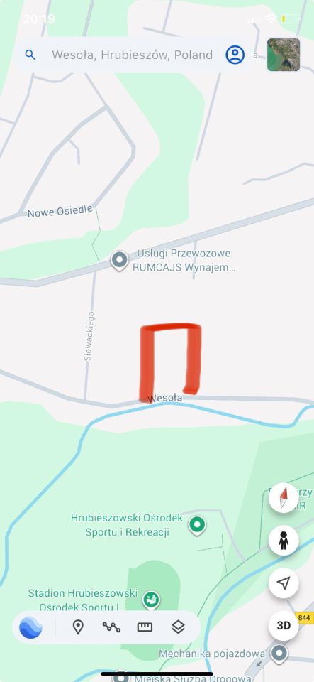 Działka budowlana Hrubieszów Sławęcin, ul. Wesoła. Zdjęcie 2