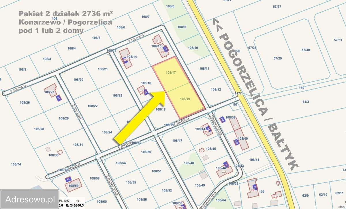 Działka inwestycyjna Konarzewo. Zdjęcie 2