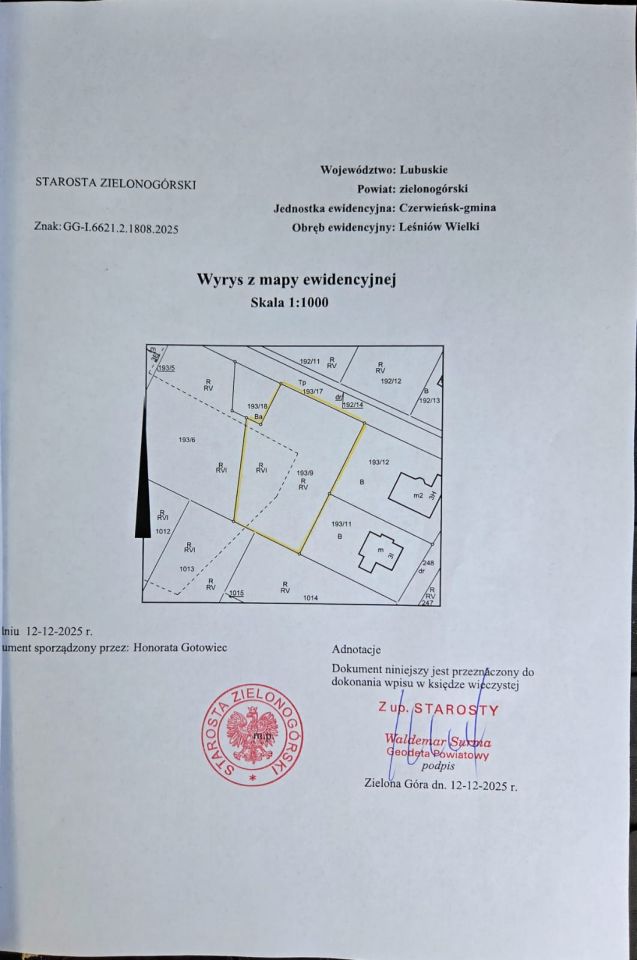 Działka budowlana Leśniów Wielki. Zdjęcie 3