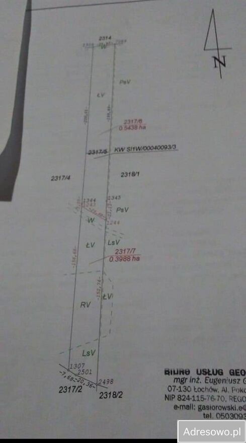 Działka budowlana Brzuza. Zdjęcie 2