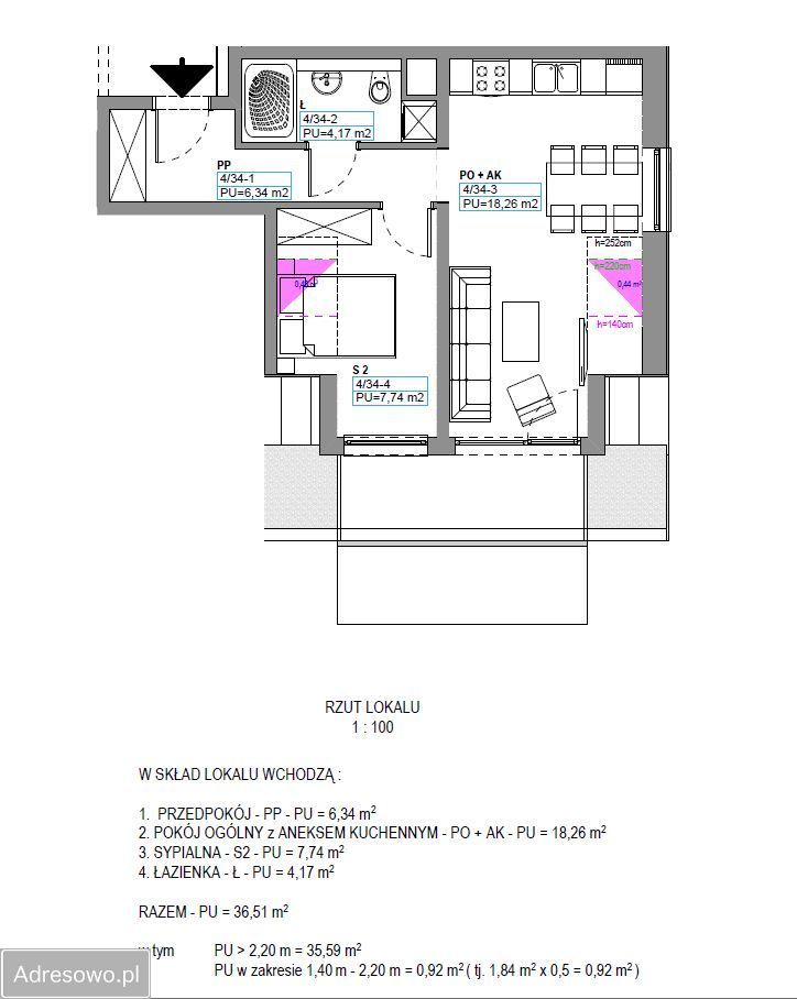 Mieszkanie 2-pokojowe Leszno Centrum, ul. gen. Ludwika Mierosławskiego. Zdjęcie 18