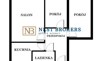 Mieszkanie 3-pokojowe Kraków Dąbie, ul. Bajeczna