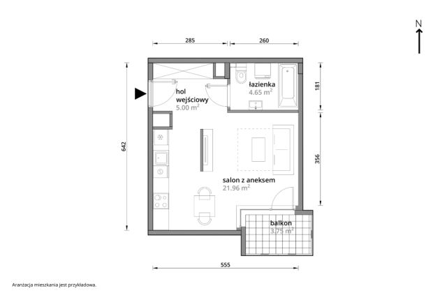 Mieszkanie 1-pokojowe Warszawa Praga-Południe, ul. Podskarbińska. Zdjęcie 3