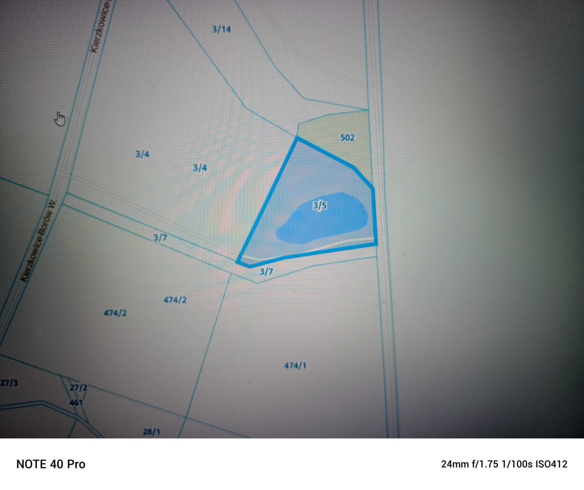 Działka rekreacyjna Borów Wielki