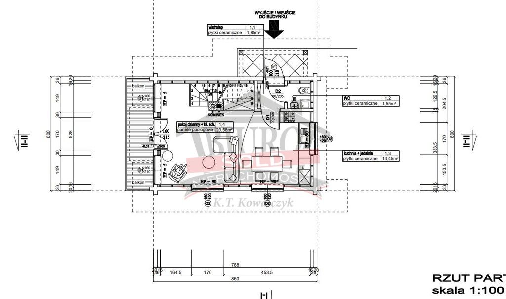 dom wolnostojący, 4 pokoje Biały Dunajec. Zdjęcie 17
