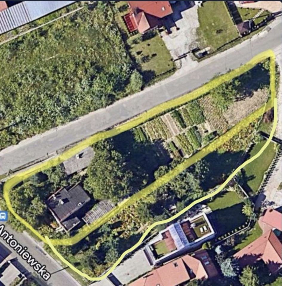 Działka inwestycyjna Warszawa Dolny Mokotów, ul. Antoniewska. Zdjęcie 1