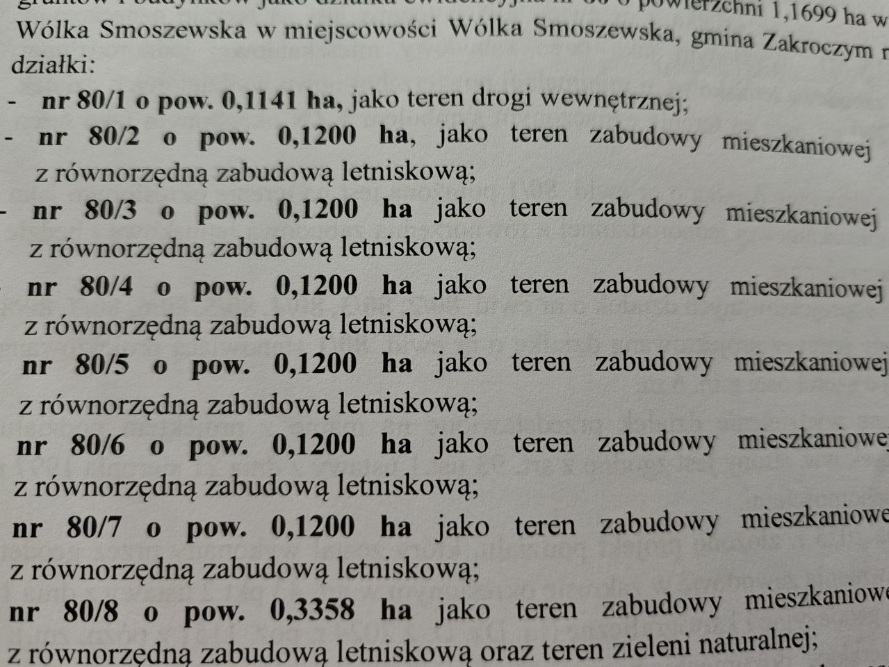 Działka budowlana Wólka Smoszewska. Zdjęcie 5