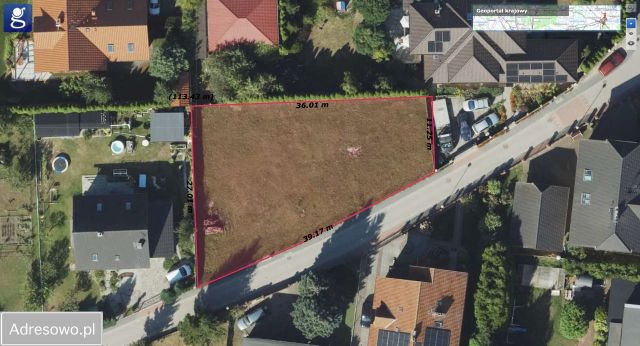 Działka budowlana Zielona Góra Przylep, ul. Orzechowa. Zdjęcie 1