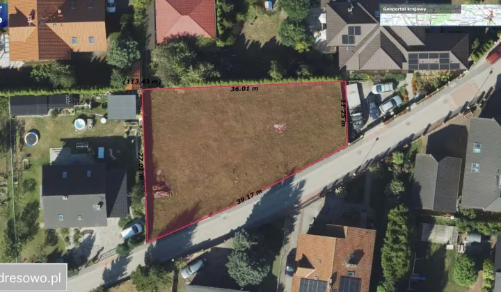 Działka budowlana Zielona Góra Przylep, ul. Orzechowa