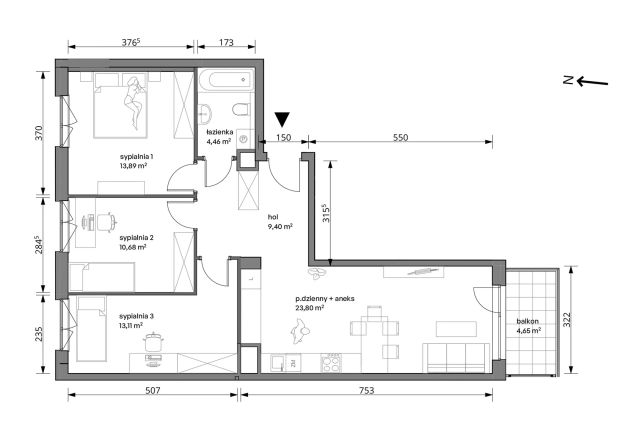 Mieszkanie 4-pokojowe Warszawa Włochy, ul. Trzcinowa. Zdjęcie 7