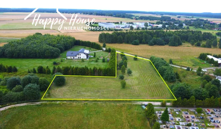 Działka inwestycyjna Rzeczenica, os. Wybudowanie