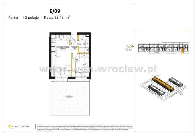 Mieszkanie 2-pokojowe Wrocław Fabryczna. Zdjęcie 7