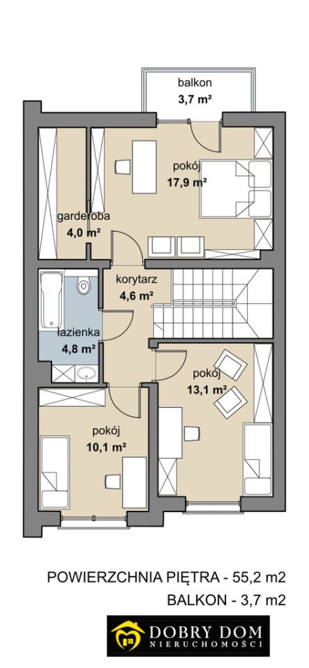 dom szeregowy, 4 pokoje Zaścianki. Zdjęcie 9