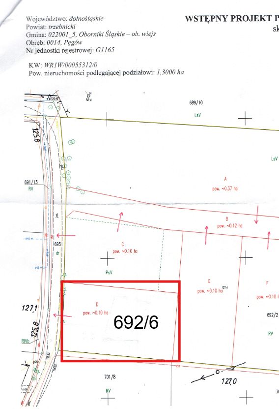 Działka budowlana Pęgów, ul. Południowa. Zdjęcie 2