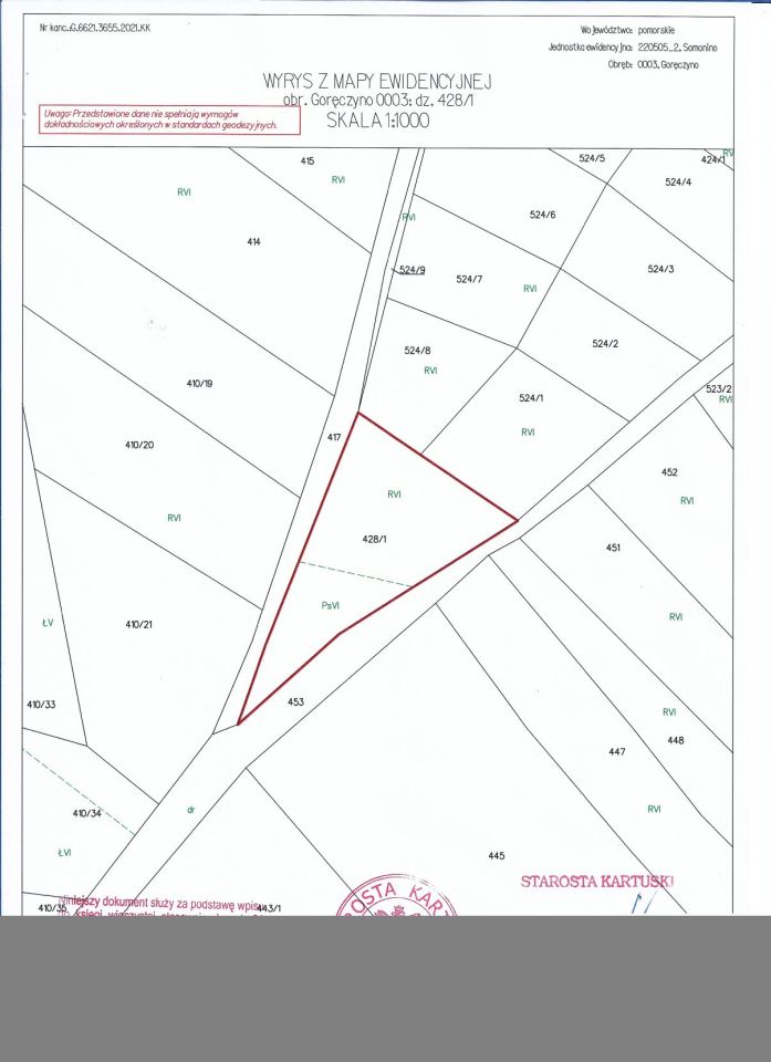 Działka budowlana Goręczyno, ul. Łąkowa. Zdjęcie 2